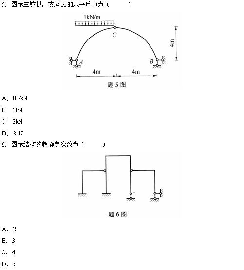 全国2010年4月高等结构力学(一)自考试题(图3) 全国2010年4月高等结构力学(一)自考试题(图3)
