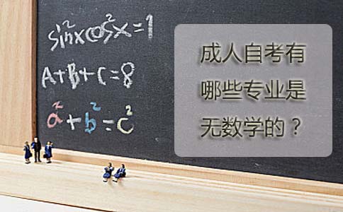成人自考有哪些专业是无数学的?(图1) 成人自考有哪些专业是无数学的?(图1)