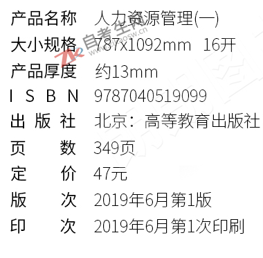 人力资源管理(一)(00147)(图1)